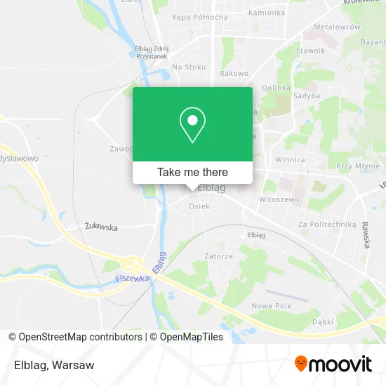 Карта Elblag