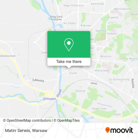 Карта Matirr Serwis