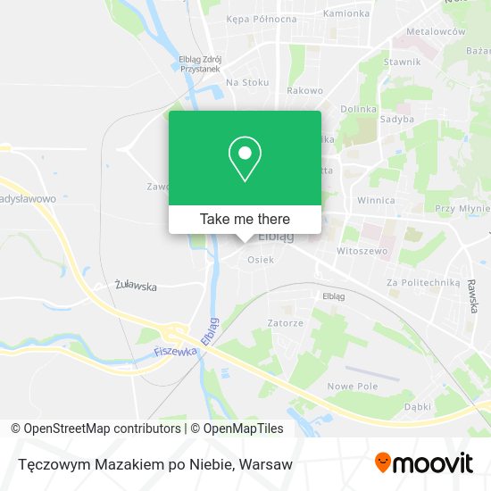 Tęczowym Mazakiem po Niebie map