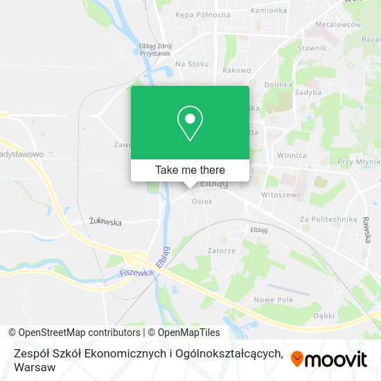 Zespół Szkół Ekonomicznych i Ogólnokształcących map