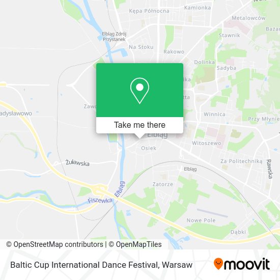 Baltic Cup International Dance Festival map