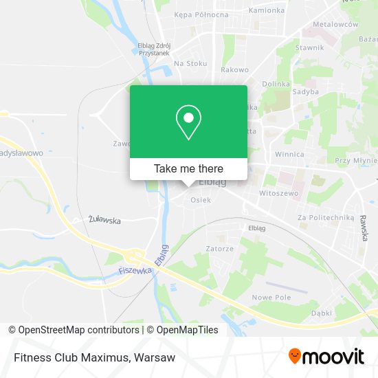 Fitness Club Maximus map