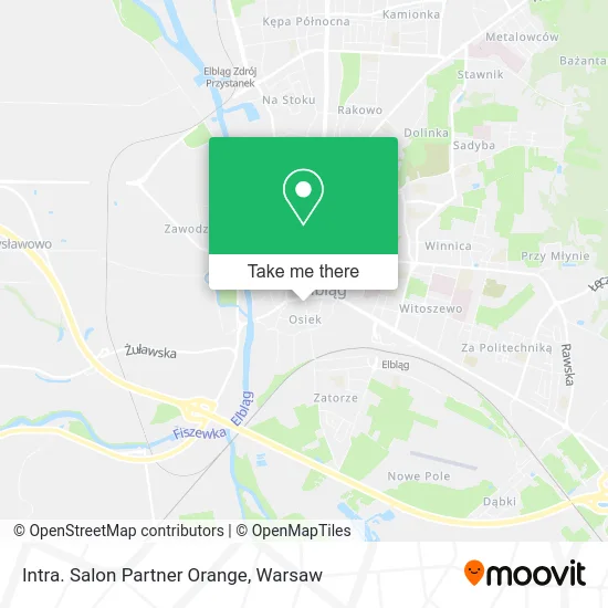 Карта Intra. Salon Partner Orange