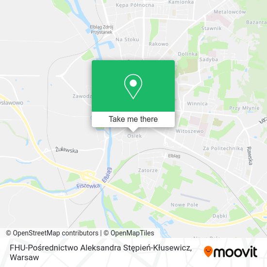 FHU-Pośrednictwo Aleksandra Stępień-Kłusewicz map