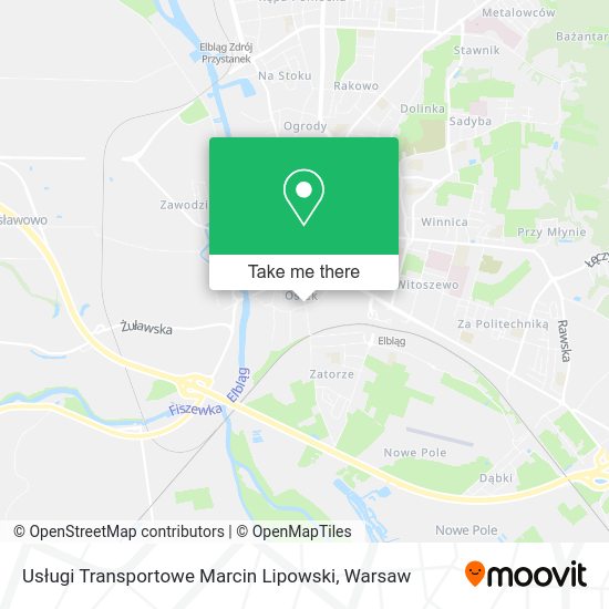 Usługi Transportowe Marcin Lipowski map