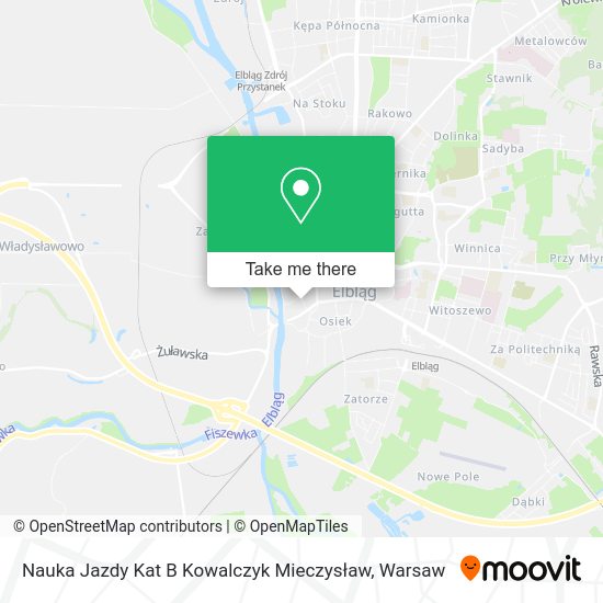 Nauka Jazdy Kat B Kowalczyk Mieczysław map