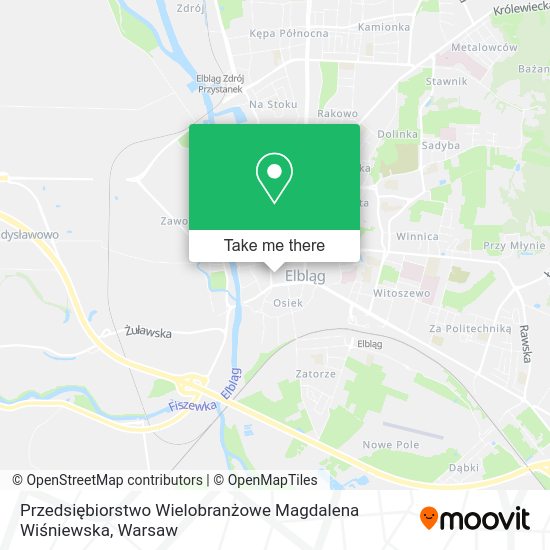 Przedsiębiorstwo Wielobranżowe Magdalena Wiśniewska map