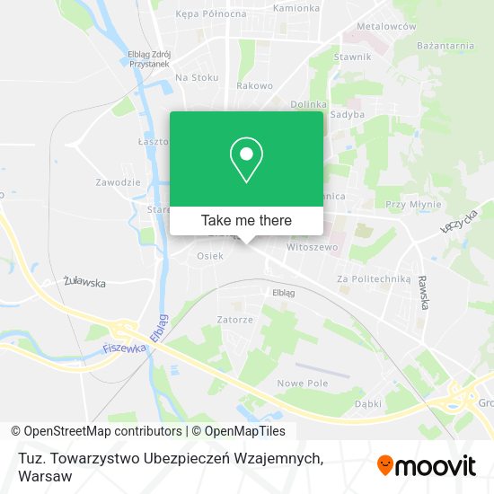 Tuz. Towarzystwo Ubezpieczeń Wzajemnych map