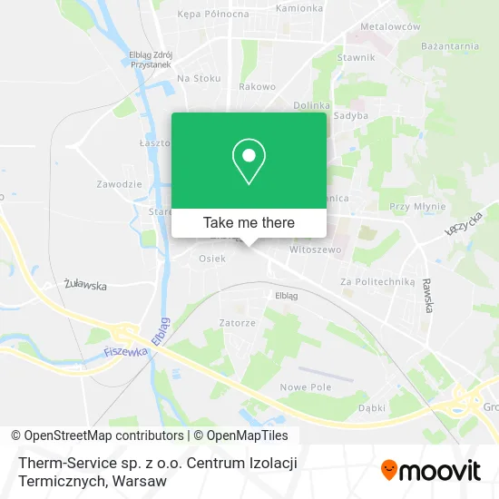Карта Therm-Service sp. z o.o. Centrum Izolacji Termicznych