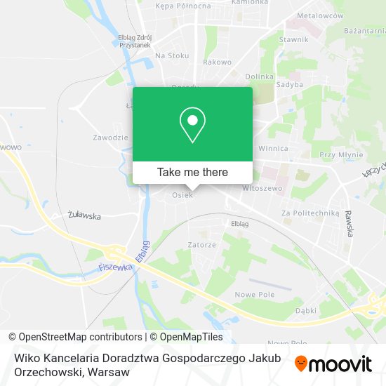 Wiko Kancelaria Doradztwa Gospodarczego Jakub Orzechowski map