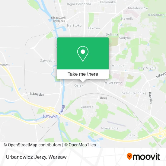 Карта Urbanowicz Jerzy