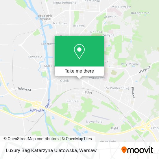 Luxury Bag Katarzyna Ulatowska map