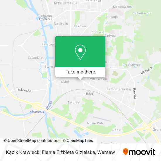 Kącik Krawiecki Elania Elżbieta Gizielska map