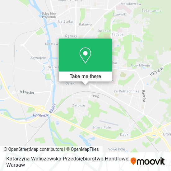 Katarzyna Waliszewska Przedsiębiorstwo Handlowe map