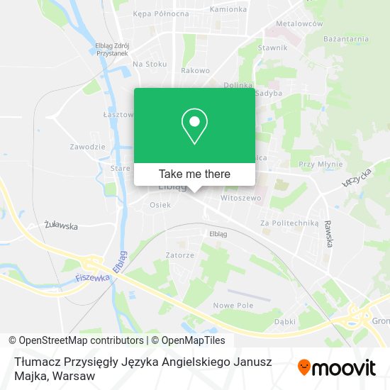 Tłumacz Przysięgły Języka Angielskiego Janusz Majka map