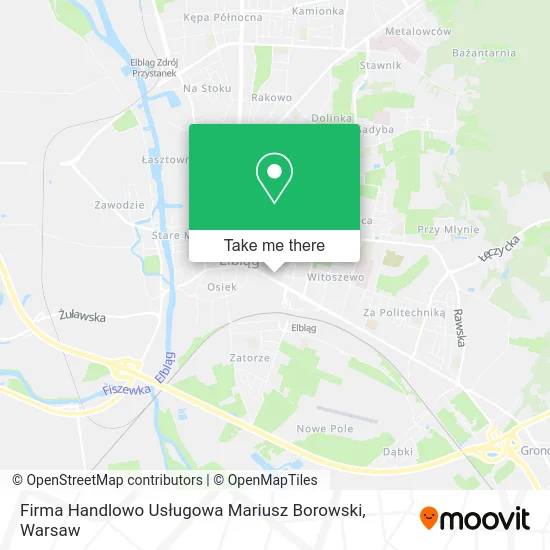 Карта Firma Handlowo Usługowa Mariusz Borowski