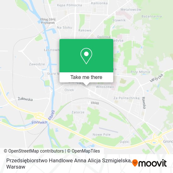 Przedsiębiorstwo Handlowe Anna Alicja Szmigielska map