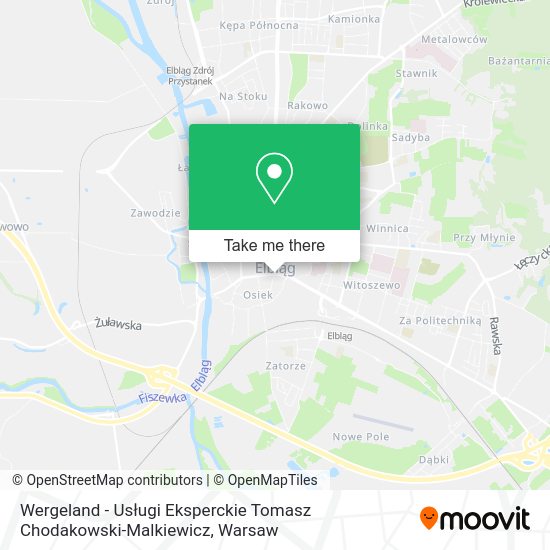 Wergeland - Usługi Eksperckie Tomasz Chodakowski-Malkiewicz map