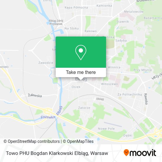 Towo PHU Bogdan Klarkowski Elbląg map