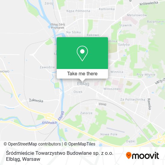 Śródmieście Towarzystwo Budowlane sp. z o.o. Elbląg map