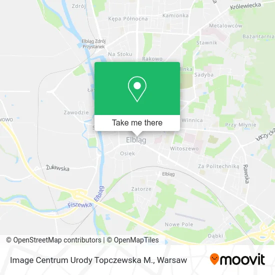 Image Centrum Urody Topczewska M. map