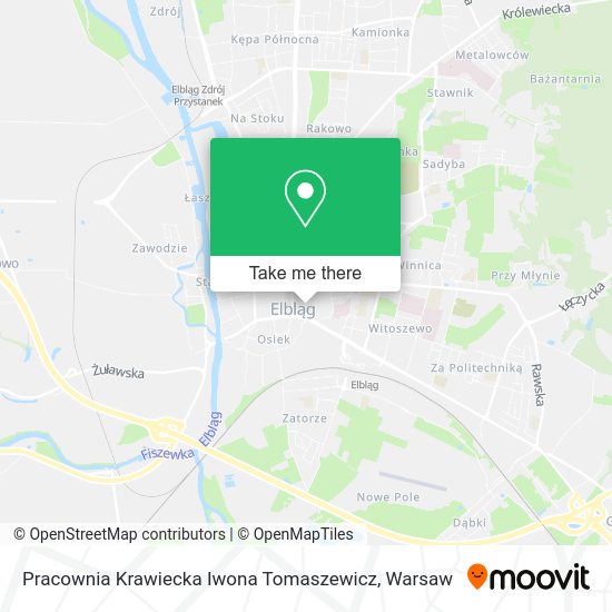 Pracownia Krawiecka Iwona Tomaszewicz map