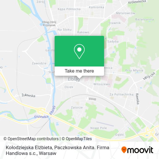 Kołodziejska Elżbieta, Paczkowska Anita. Firma Handlowa s.c. map