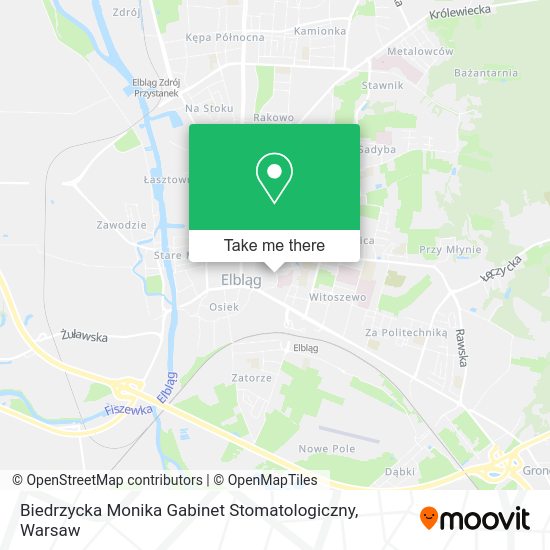 Biedrzycka Monika Gabinet Stomatologiczny map