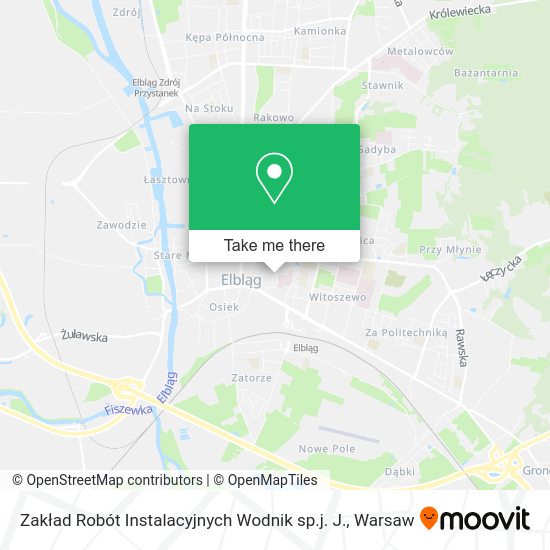 Zakład Robót Instalacyjnych Wodnik sp.j. J. map