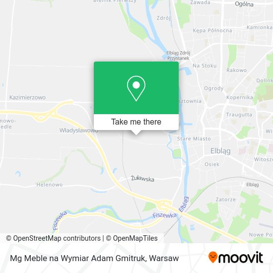 Mg Meble na Wymiar Adam Gmitruk map