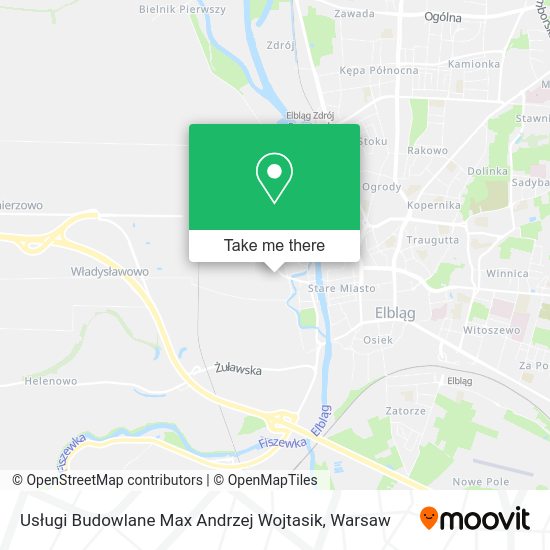 Usługi Budowlane Max Andrzej Wojtasik map