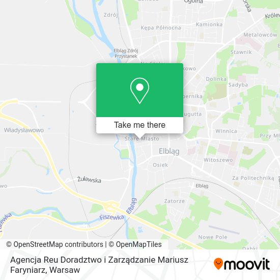 Agencja Reu Doradztwo i Zarządzanie Mariusz Faryniarz map