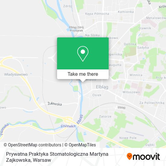 Prywatna Praktyka Stomatologiczna Martyna Zajkowska map