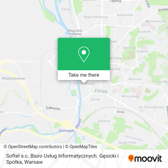 Softel s.c. Biuro Usług Informatycznych. Gęsicki i Spółka map
