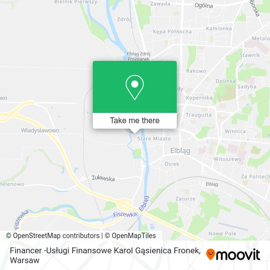 Financer -Usługi Finansowe Karol Gąsienica Fronek map