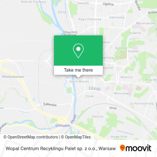 Карта Wopal Centrum Recyklingu Palet sp. z o.o.