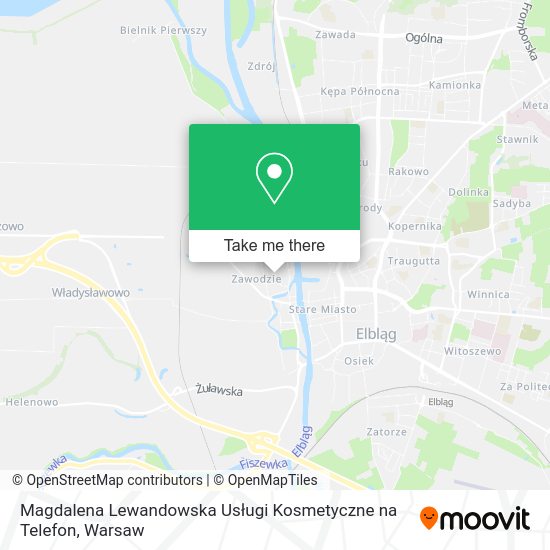 Magdalena Lewandowska Usługi Kosmetyczne na Telefon map