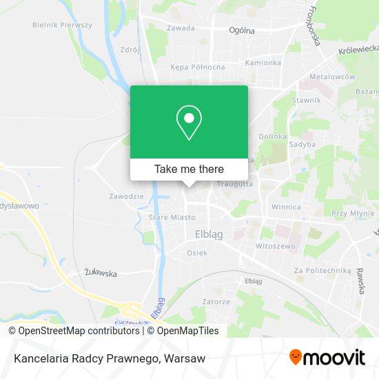 Kancelaria Radcy Prawnego map