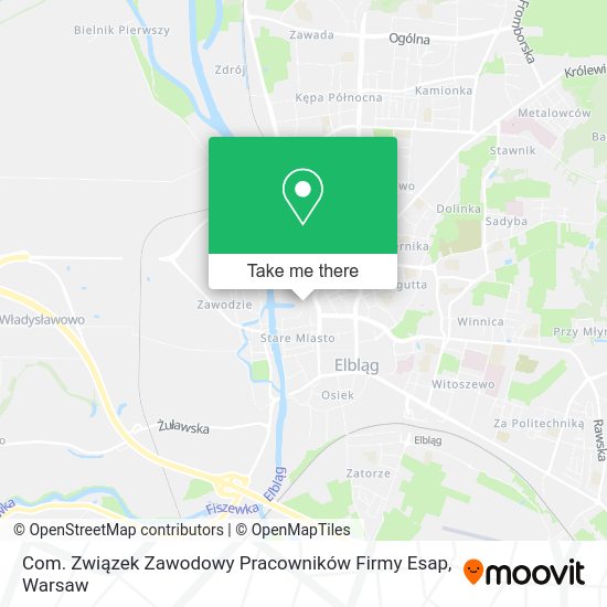 Com. Związek Zawodowy Pracowników Firmy Esap map