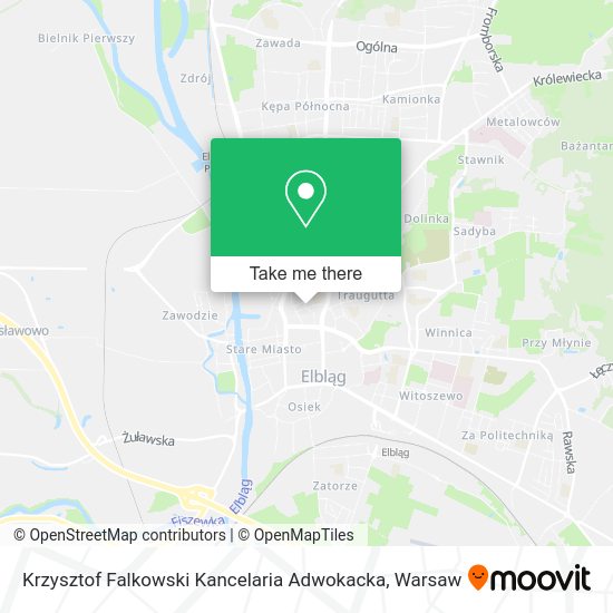 Krzysztof Falkowski Kancelaria Adwokacka map