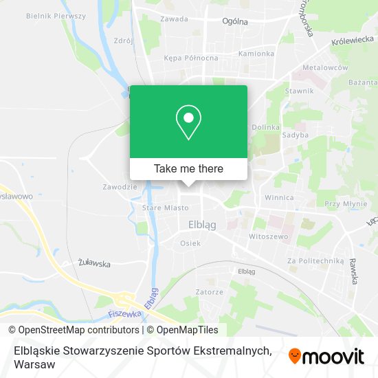 Карта Elbląskie Stowarzyszenie Sportów Ekstremalnych