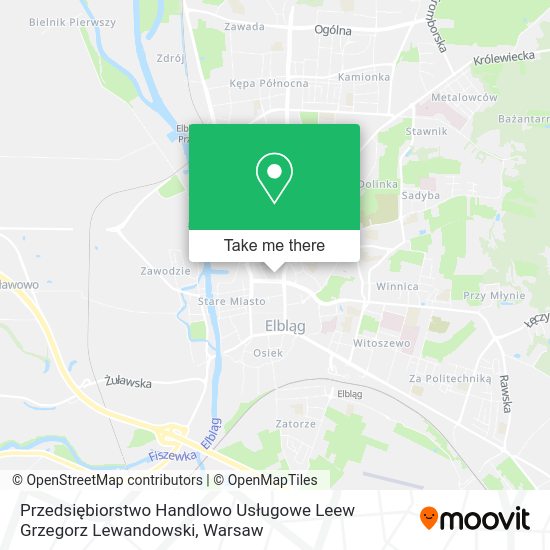 Przedsiębiorstwo Handlowo Usługowe Leew Grzegorz Lewandowski map