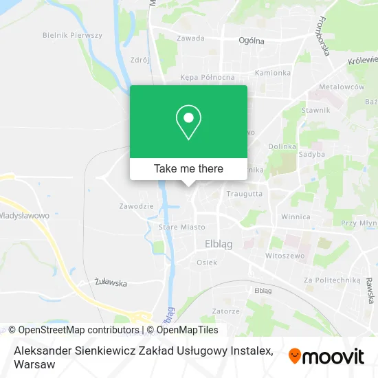 Карта Aleksander Sienkiewicz Zakład Usługowy Instalex