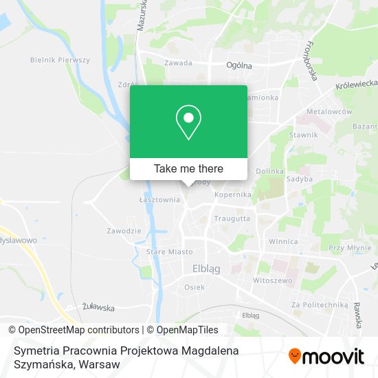 Symetria Pracownia Projektowa Magdalena Szymańska map