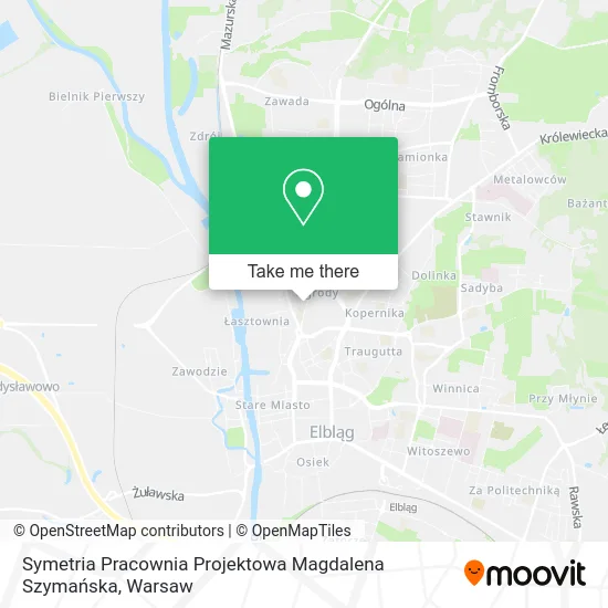 Карта Symetria Pracownia Projektowa Magdalena Szymańska