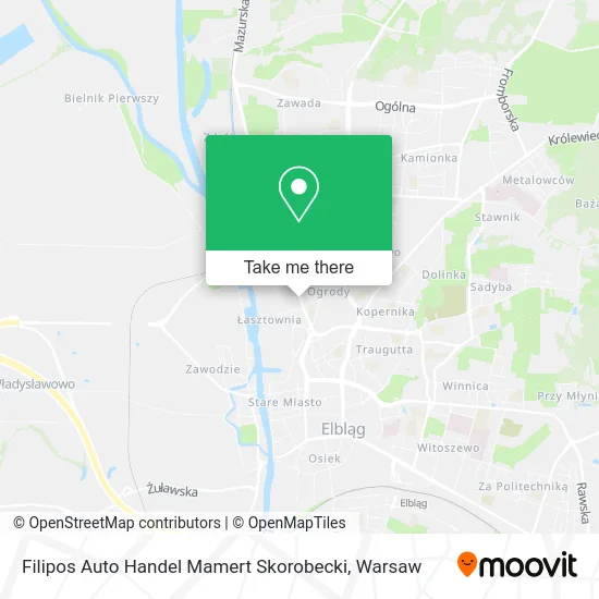 Карта Filipos Auto Handel Mamert Skorobecki