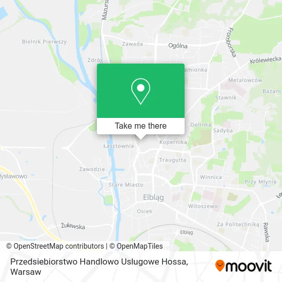 Карта Przedsiebiorstwo Handlowo Uslugowe Hossa