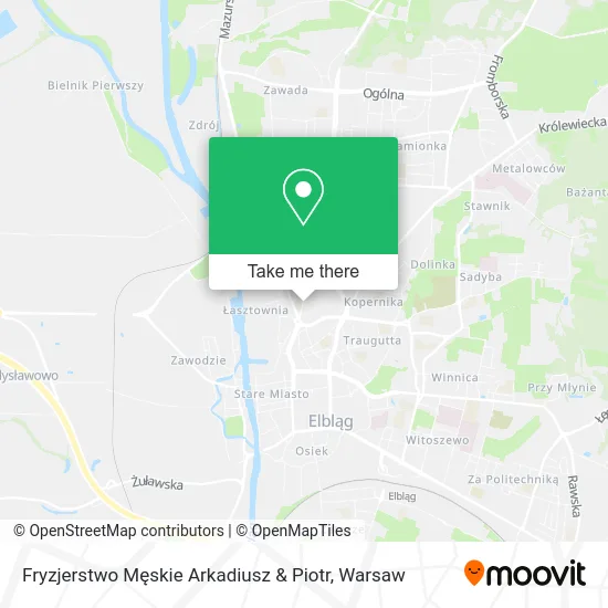 Карта Fryzjerstwo Męskie Arkadiusz & Piotr
