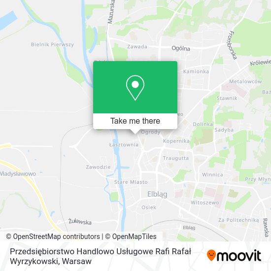 Przedsiębiorstwo Handlowo Usługowe Rafi Rafał Wyrzykowski map