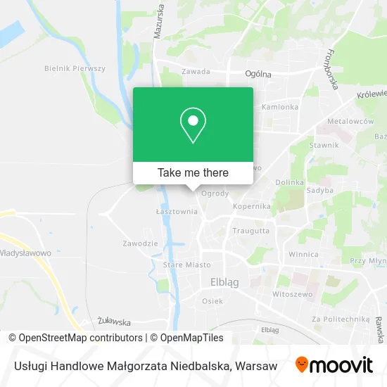 Карта Usługi Handlowe Małgorzata Niedbalska